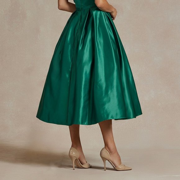 NEW LONG ONE SHOULDER A-LINE SILHOUETTE SLEEVELESS DRESS WITH ZIP BACK NX JE931 - Picture 8 of 8